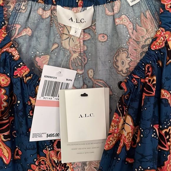 A.L.C. Mischa Tiered Floral-Print Maxi Dress - Picture 9 of 9